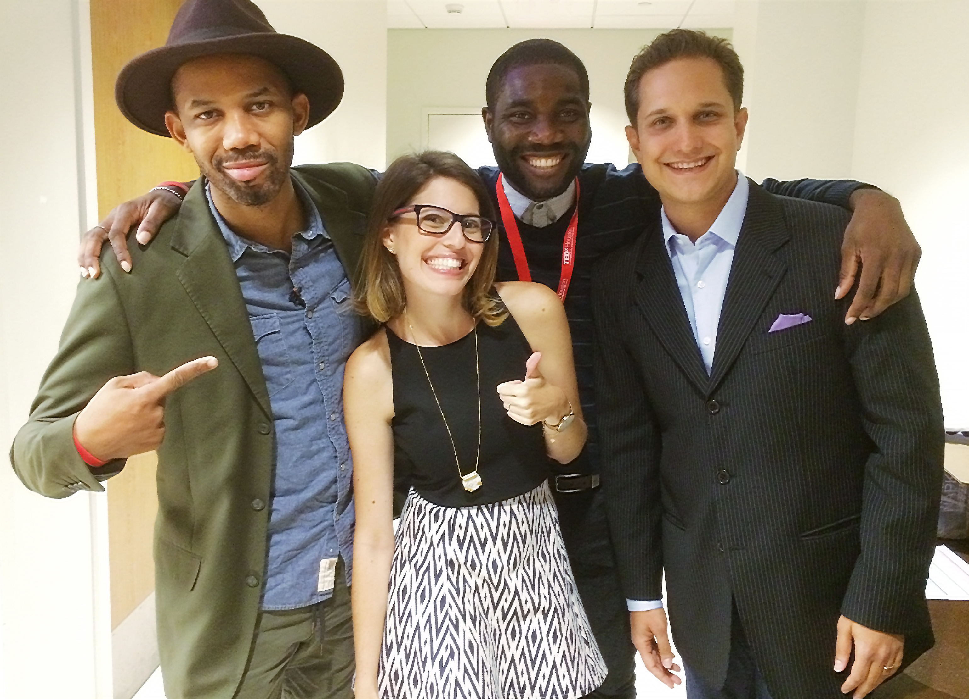 Backstage right before the TEDx talk!